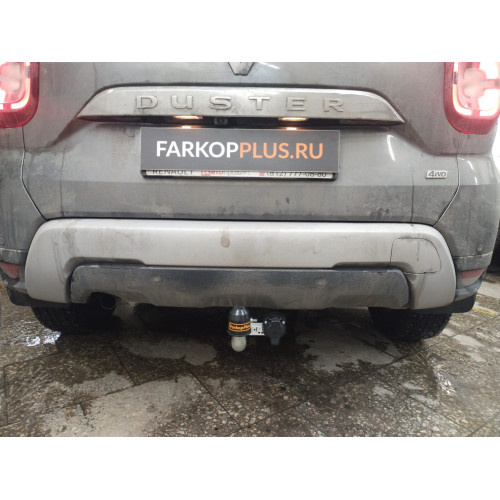 Фаркоп Motodor на Renault Duster 2021- Арт. R101A (оцинкованный шар)