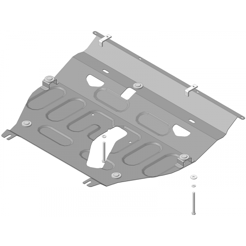 Защита Картера двигателя, КПП MOTODOR для Toyota Vanguard 2005-2013, Сталь 2 мм - Арт. 72535