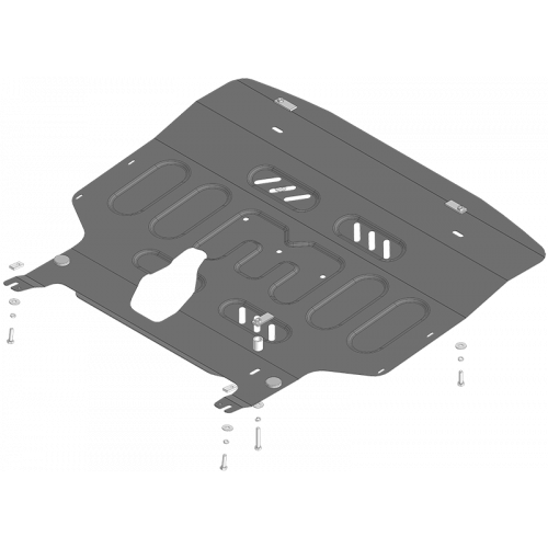 Защита Картера двигателя, КПП MOTODOR для SWM G01 2023-, Сталь 2 мм - Арт. 75101