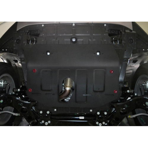 Защита Картера двигателя, КПП АвтоБроня для Geely Atlas 2017-2023, Сталь 45778 мм - Арт. 111.01914.1