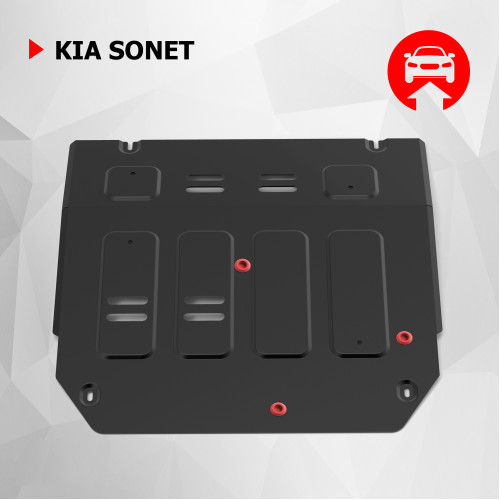 Защита Картера двигателя АвтоБроня для Kia Sonet 2020- I, Сталь 45778 мм - Арт. 111.02865.1