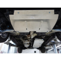 Защита Картера двигателя, КПП ТСС для Infiniti JX35 2012-2014 и JX, Алюминий 4 мм - Арт. ZKTCC00007
