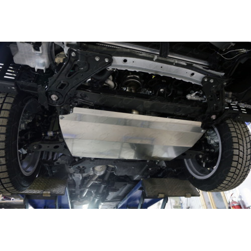Защита Картера двигателя, КПП ТСС для Toyota Camry 2011-2018 (XV50), Алюминий 4 мм - Арт. ZKTCC00013